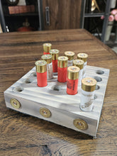 Load image into Gallery viewer, Shotgun Shell Tic-Tac-Toe Peg Gameboard