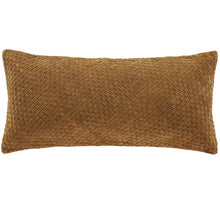 Load image into Gallery viewer, Woven Suede Lumbar Pillow
