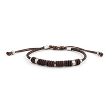 Load image into Gallery viewer, Men's Leather Cord Bracelet
