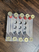 Load image into Gallery viewer, Shotgun Shell Tic-Tac-Toe Peg Gameboard
