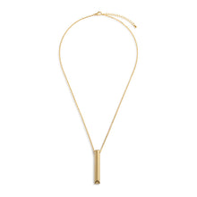 Load image into Gallery viewer, BeCalm Gold Breathing Necklace - 20in

