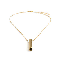 Load image into Gallery viewer, BeCalm Gold Breathing Necklace - 20in

