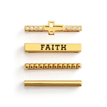Load image into Gallery viewer, Smart Watch Cross Charms 4pc set - 21mm
