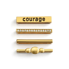 Load image into Gallery viewer, Smart Watch Courage Charms 4pc set - 21mm
