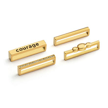 Load image into Gallery viewer, Smart Watch Courage Charms 4pc set - 21mm
