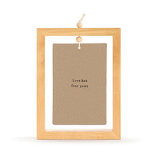 Load image into Gallery viewer, Four Paws Inspired Standing Plaque - 5x7in
