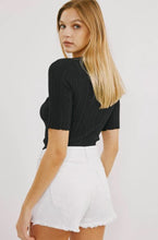 Load image into Gallery viewer, White High Rise Shorts
