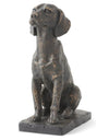 Resin Patina Dog on Base