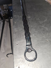 Load image into Gallery viewer, Hand Forged Pineapple Twist Steak Turner with Bottle Opener

