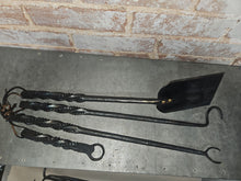 Load image into Gallery viewer, Hand Forged 4pc. BBQ Set - Rubix Twist
