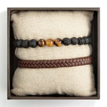 Leather Bracelet Stack