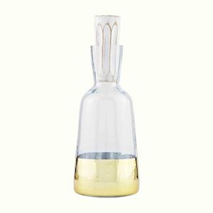 Gold Glass Decanter