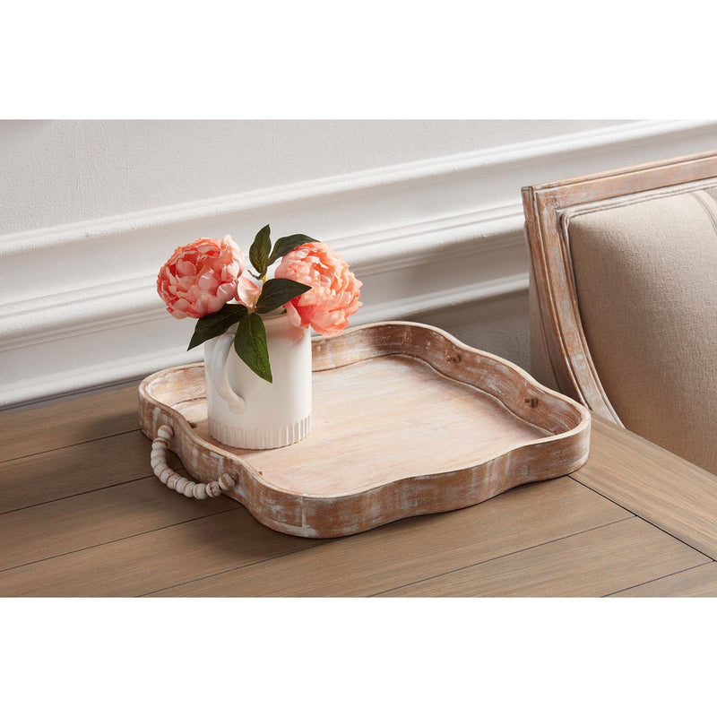 Scalloped Beaded Tray