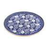 Indigo Platter Set