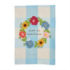 Fruity Floral Check Towels