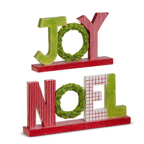 Joy and Noel Word Art