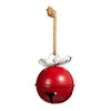 Red Distressed Jingle Bell Ornament