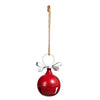 Red Distressed Jingle Bell Ornament