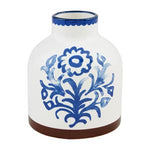 Blue Floral Vases