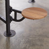 Table with Swinging Stools