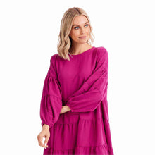 Load image into Gallery viewer, Berry Dallas Tiered Dress
