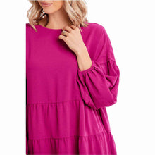 Load image into Gallery viewer, Berry Dallas Tiered Dress
