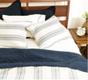 Prescott Comforter Set, Super King, Navy, 3pc