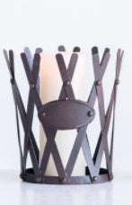 Round Metal Planter