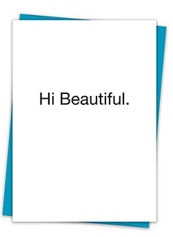 Hi Beautiful Card
