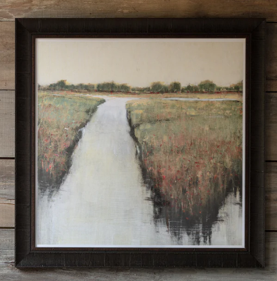 Low Lands Framed Print