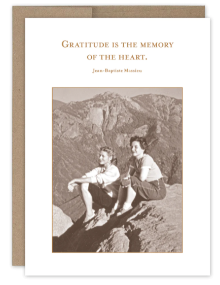 Memory Of The Heart Thank You Card