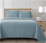 Stonewashed Cotton Gauze Quilt, King