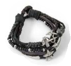 Men's Leather Bracelet Set