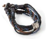 Men's Leather Bracelet Set