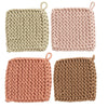 Square Cotton Crocheted Pot Holders