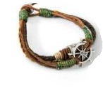 Men's Leather Bracelet Set