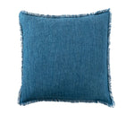 Stonewashed Linen Pillow w/ Fringe