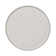Load image into Gallery viewer, 10" Round Stoneware Plate, Matte White
