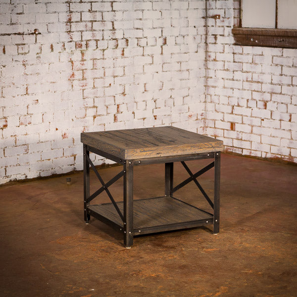 Flat Iron End Table