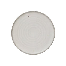 Load image into Gallery viewer, 8" Round Stoneware Plate, Matte White
