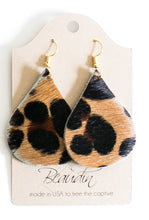 Load image into Gallery viewer, Hershey Cowhide/Leather Earrings
