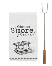 Load image into Gallery viewer, S'more Towel &amp; Roasting Set
