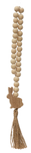 Load image into Gallery viewer, Wood Garland with Animal and Jute Tassel
