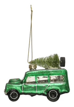 Load image into Gallery viewer, Glass Vintage Vehicle Ornament
